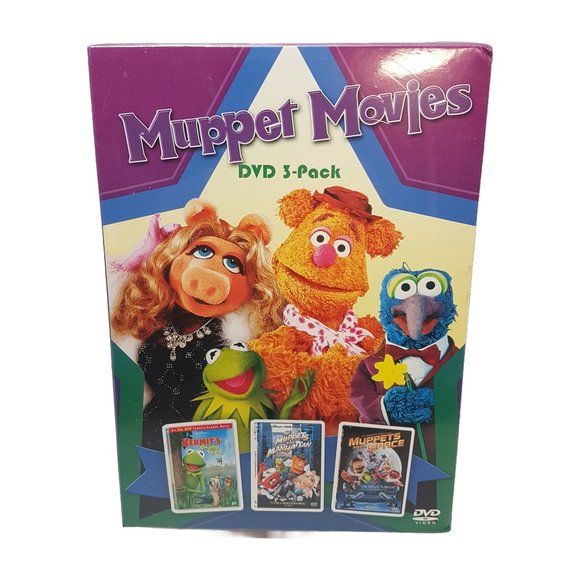New/Sealed MUPPET MOVIES DVD 3 Pack Muppet Movie Collection Muppets DVD Set - Picture 1 of 12